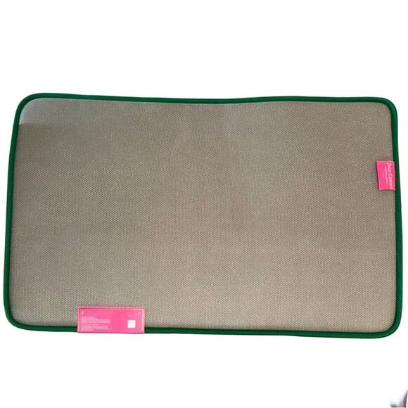 Juicy Couture Home Pink Lemon Floral Print Memory Foam Bath Mat Rug 20” x 32” - Picture 4 of 6